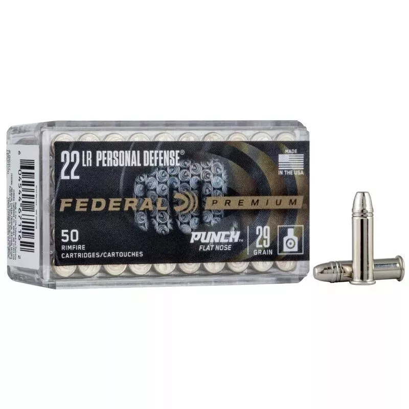 Náboj Federal 22 LR Personal Defence Punch FN 1,8 g / 29 gr