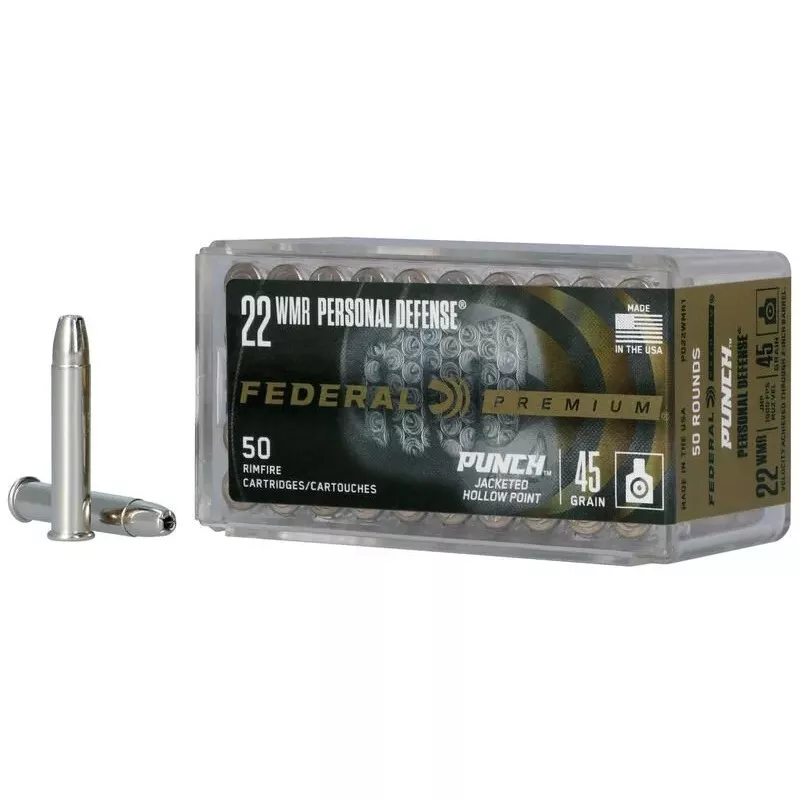 Náboj Federal 22 WMR Personal Defense Punch JHP 2,90 g / 45 gr