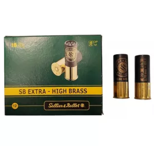 Brokový náboj Sellier & Bellot 12/70 Extra High Brass 36g, brok 2,75 mm