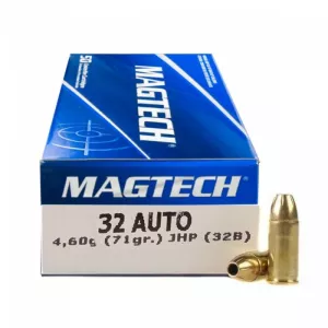 Pistolový náboj Magtech 7,65 Browning JHP 4,6 g / 71 gr