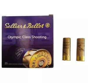 Brokový náboj Sellier & Bellot 12/70 Gold Skeet 28, brok 2,0 mm