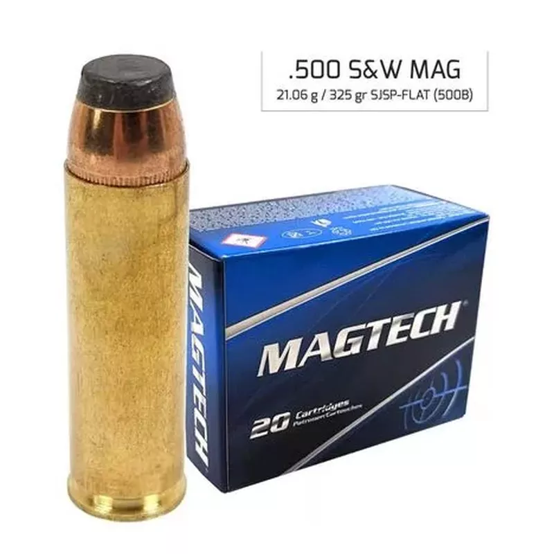 Revolverový náboj Magtech 500 S&W magnum SJSP 21,06 g / 325 gr