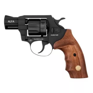 Revolver Alfa 620.1 Flobert r. 6 mm - černěný, dřevo
