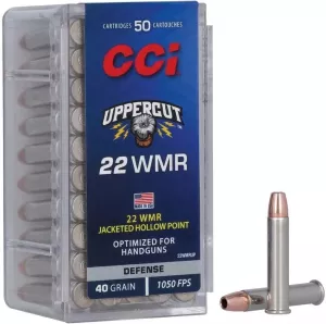 Malorážkový náboj CCI 22 WMR Uppercut JHP 2,6 g / 40 gr