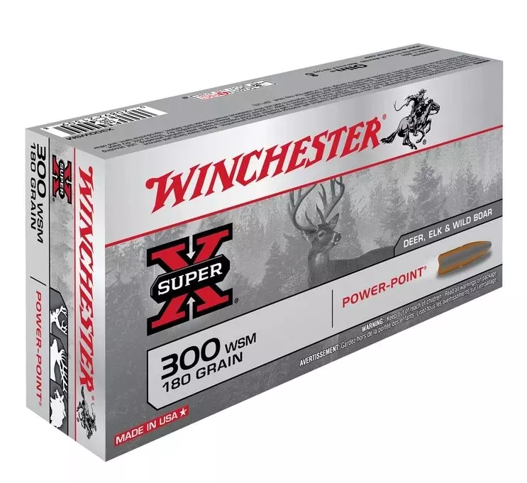 Kulový náboj Winchester Super X 300 WSM Power Point 11,7 g / 180 gr