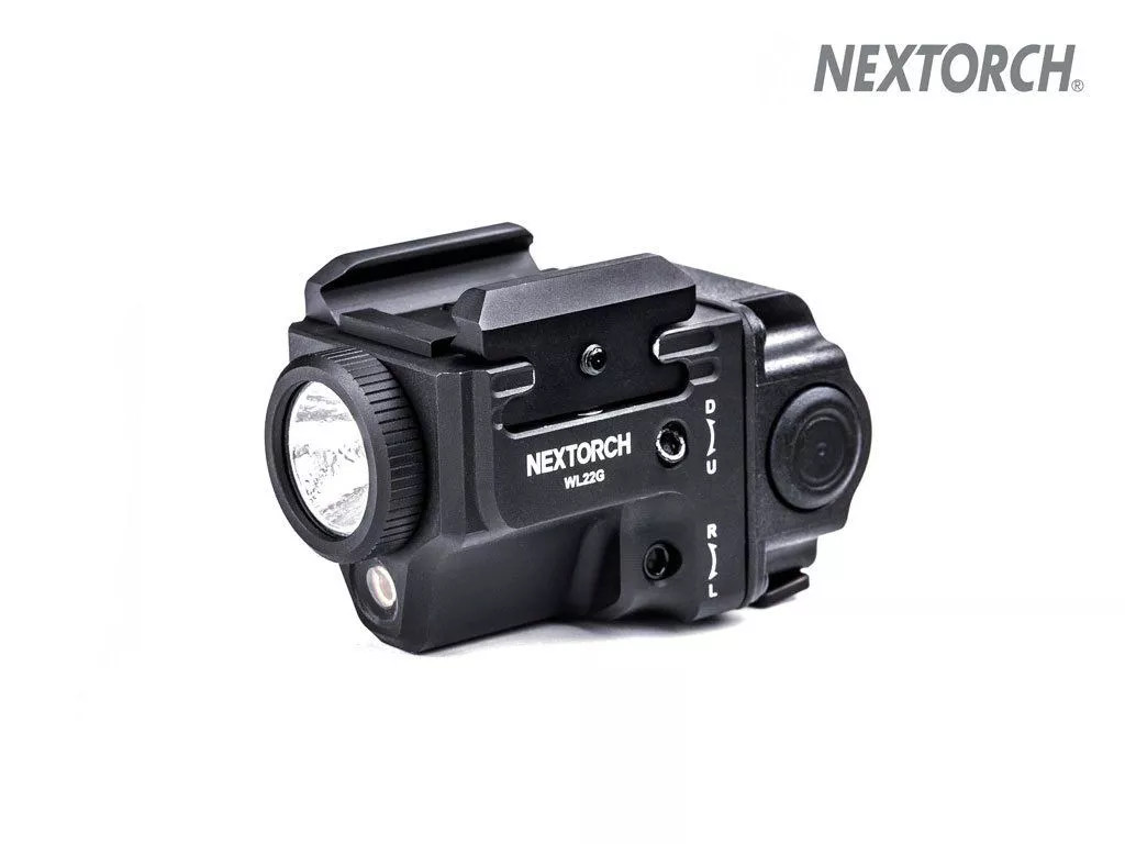 Taktická svítilna na pistoli s laserem NexTorch WL22R