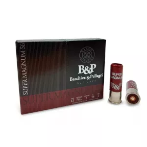 Brokový náboj Baschieri & Pellagri 12/76 Super Magnum 56 g, brok 3,5 mm