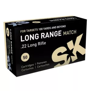 Malorážkový náboj 22 LR Lapua SK Long Range Match 2,59 g / 40 gr