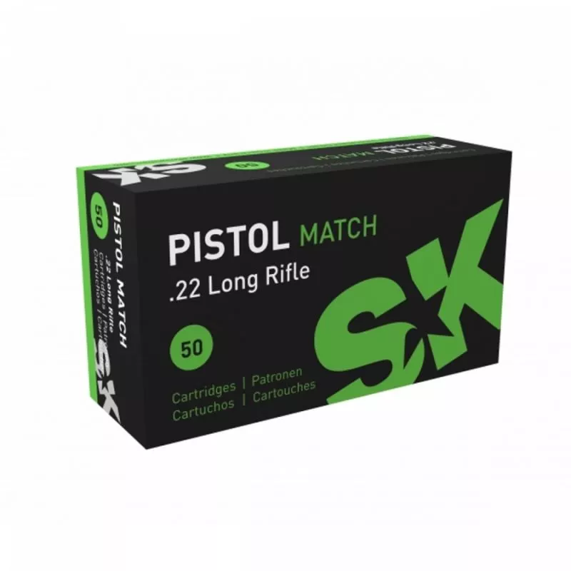 Malorážkový náboj 22 LR Lapua SK Pistol Match 2,59 g / 40 gr