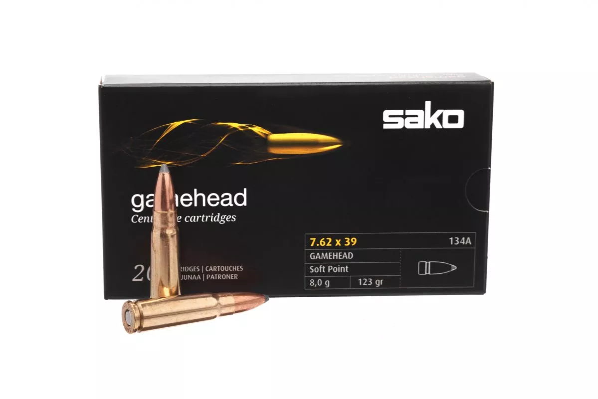 Náboj Sako 7,62x39 Gamehead 8,0 g / 124 gr