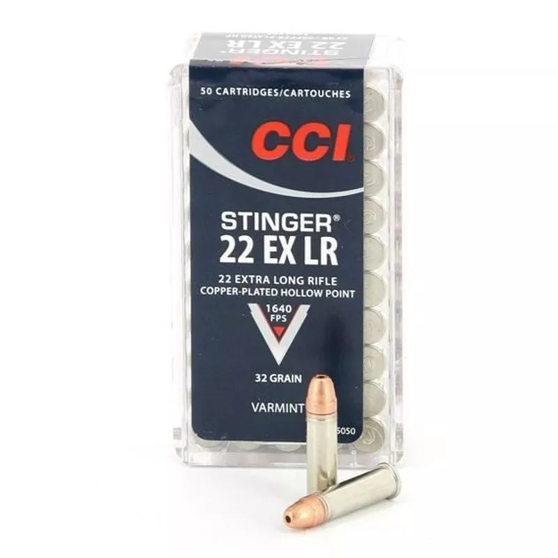 Malorážkový náboj 22 LR CCI Stinger CP HP 2,07 g / 32 gr