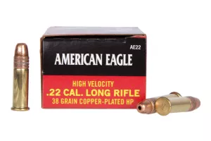 Malorážkový náboj Federal 22 LR American Eagle HV CPHP 2,46 g / 38 gr
