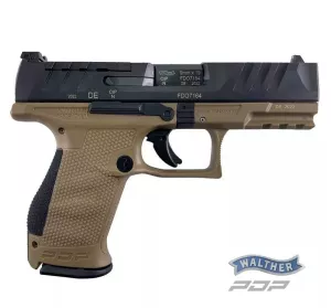 Samonabíjecí pistole Walther PDP Compact FDE 4" 9mm luger Pistole Walther PDP Compact FDE 4" 9 mm Luger