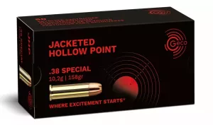 Revolverový náboj Geco 38 Special JHP 10,2 g / 158 gr