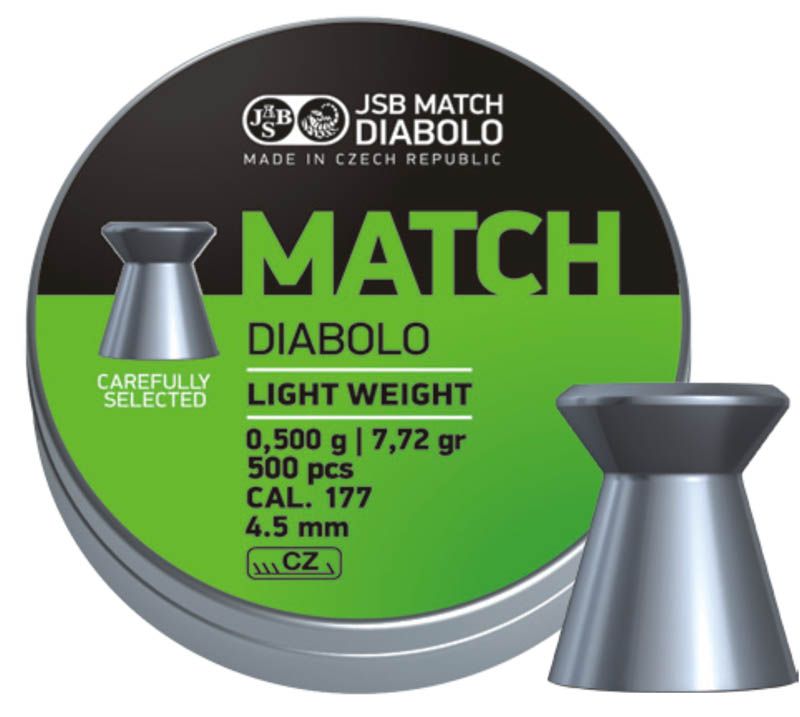 JSB Green Match Diabolo Light Weight 4,50