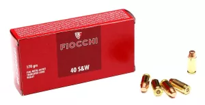 Pistolový náboj Fiocchi 40 S&W FMJTC 11 g / 170 gr