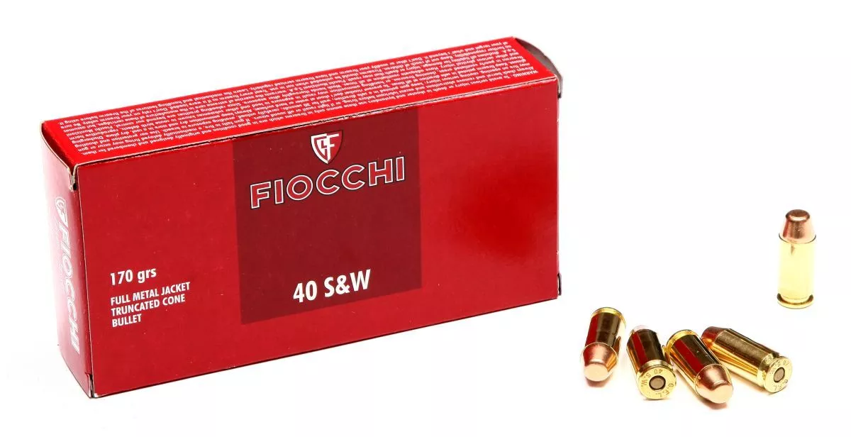 Pistolový náboj Fiocchi 40 S&W FMJTC 11 g / 170 gr