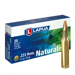 Kulový náboj Lapua 222 Rem Naturalis 3,2 g / 50 gr