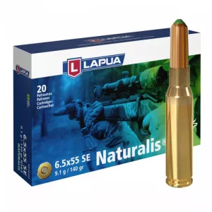 Kulový náboj Lapua 6,5x55 SE Naturalis 9,1 g / 140 gr