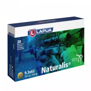 Kulový náboj Lapua 9,3x62 Naturalis 16,2 g / 250 gr