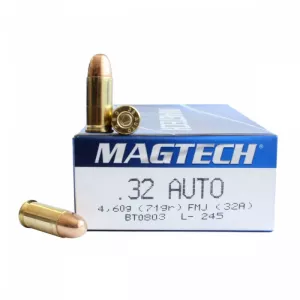 Pistolový náboj Magtech 7,65 Browning FMJ 4,6 g / 71 gr