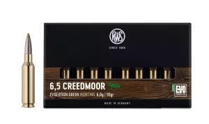 Kulový náboj RWS 6,5 Creedmoor Evolution green 6 g