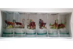 Skleničky zel. set 6 ks 300 ml