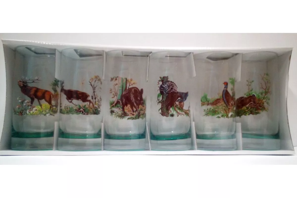 Skleničky zel. set 6 ks 300 ml