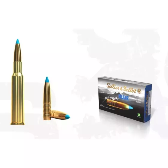 Kulový náboj Sellier & Bellot 7x57R TXRG Blue 9,7 g / 150 gr