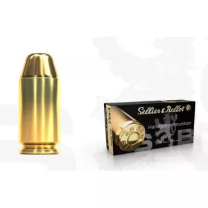 Pistolový náboj Sellier & Bellot 40 S&W FMJ 11,7 g / 180 gr