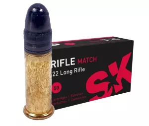 Malorážkový náboj Lapua SK Rifle Match 22 LR 2,59 g / 40 gr Lapua 22 LR Rifle Match