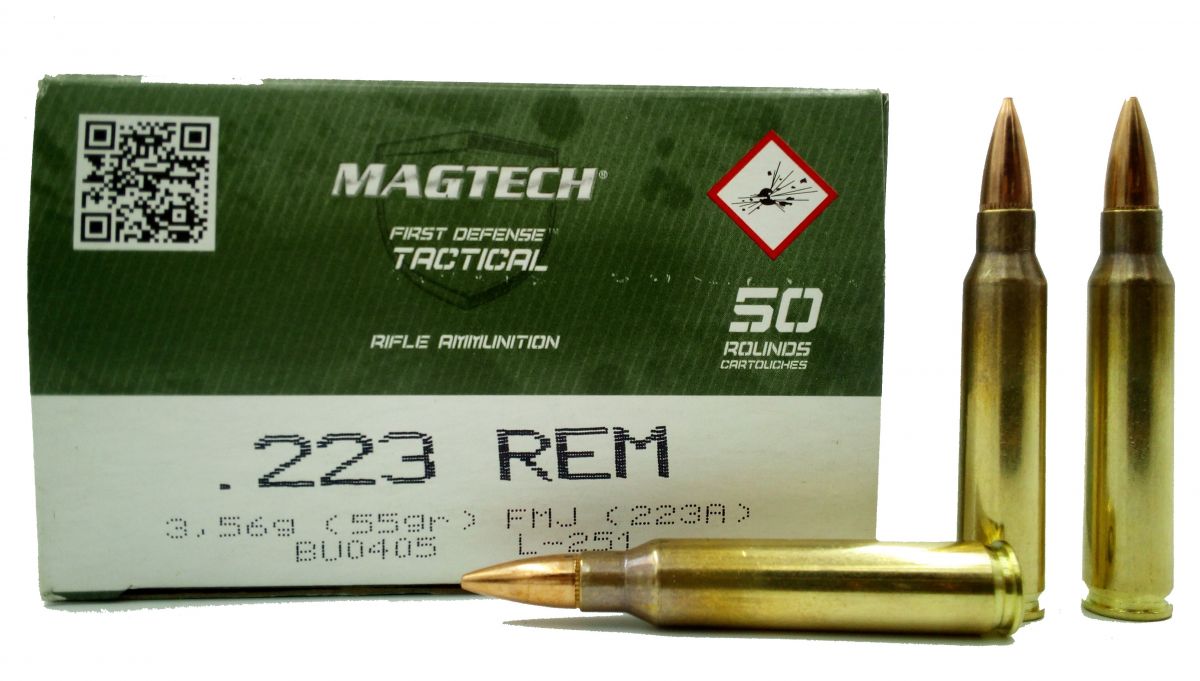 kulový náboj Magtech 223 Rem FMJ