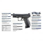 Pistole Walther PPQ Q4 TAC 9x19