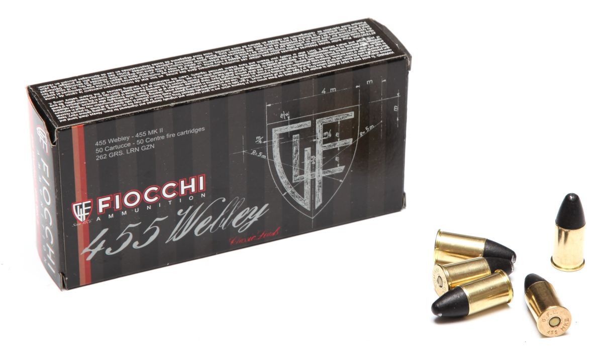 Revolverový náboj Fiocchi 455 Webley LRN