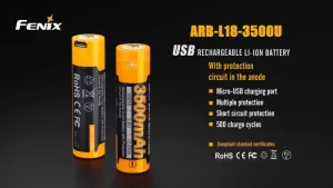 baterie Fenix ARB-L18-3500U 18650 2600 mAh