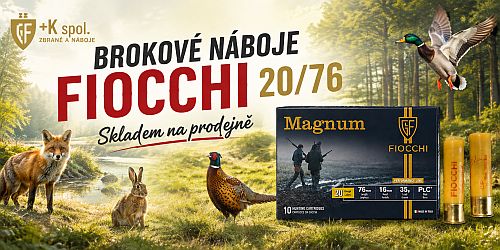 brokové náboje Fiocchi 20/76
