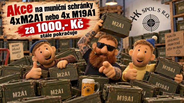muniční schránky m2a1 m19a1 multipack